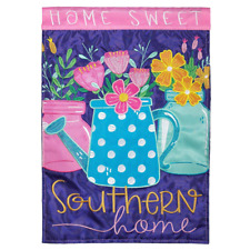 Southern Home House Flag Double Applique large picture