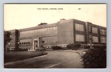 Sanford ME-Maine, High School, Antique Vintage Souvenir Postcard picture