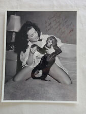Blaze Starr Signed Pet Leopard Burlesque Stripper Dancer Sexy Leggy Vintage picture