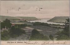 Ohio River At Madison Indiana 1907 PM Postcard picture