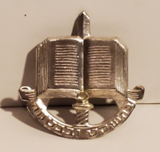 VINTAGE PRE-IDF ISRAELI MILITARY PIN QUIETLY AND SOFTLY HEBREW ARMY AS-IS picture