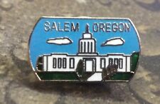 Salem Oregon State Capital Building vintage pin badge picture