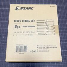 EZARC Japanese Chisel Nomi Black walnut Set of 6 Carpenter tool JAPAN FedEx picture