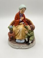 Lefton China Hand Painted Lady With Child No Chips Or Cracks picture