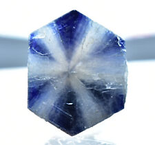 Unusual Natural Sapphire Trapiche Crystal Un Polished %100 Natural 2.20 Carat picture