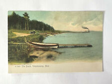 The Beach, Wequetonsing, Michigan MI Antique 1905 Postcard picture