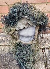 British Army Military Combat Sniper Shooting Ghillie Hood Head Cover Woodland picture