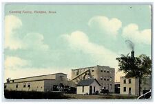 c1910's View Of Canning Factory Building Hampton Iowa IA Antique Postcard picture