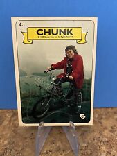 1985 TOPPS THE GOONIES STICKER CARD -  CHUNK #4 VINTAGE picture