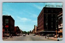 Coffeyville KS-Kansas, Eighth Street, Advertisement, Antique Vintage Postcard picture