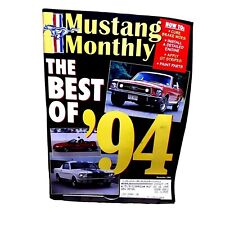 Mustang Monthly Magazine December 1994 Ford  Vintage picture