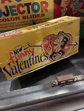 VINTAGE TOPPS  FUNNY VALENTINES  Trading Card Box picture