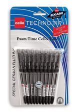 10PC CELLO PIN POINT BLACK PEN OFFICE STATIONERY (FREE SHIPPING) picture