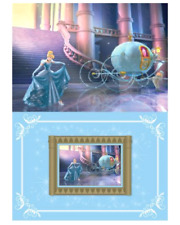 Limited Disney Pin & Card✿ Cinderella Glass Slipper Coach One Last Look Acme picture