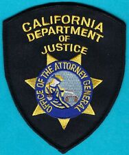 CALIFORNIA DEPARTMENT OF JUSTICE OFFICE OF THE ATTORNEY GENERAL PATCH picture