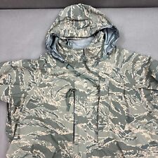 USAF Parka Mens Extra Large Green Tiger Stripe Camo US Air Force Waterproof picture