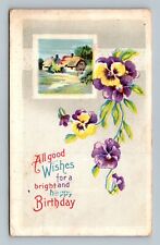 Birthday All good wishes for a bright & Happy Birthday Postcard picture
