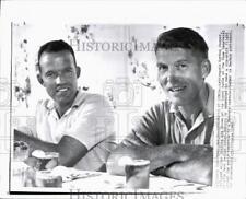 1962 Press Photo Astronauts Gordon Cooper & Walter Schirra in Cape Canaveral, FL picture