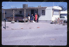Sl87 Original Slide 1970's Tucson Arizona Mobil Home cactus 948a picture