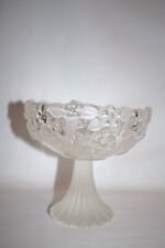 Mikasa 5 in Carmen Clear and Frosted Glass Bowl with Pedestal Base Discontinued picture