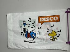 Vintage Snoopy Peanuts Pillowcase “Close Dancing” & “Disco” Standard Size picture
