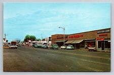 Seminole,Texas Main Street,Sinclair Gas,Franklin 5-10, VTG UNP C. 1960 Postcard picture