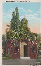 Franciscan Monastery Washington DC Alverna Chapel Whiteborder Vintage Post Card picture