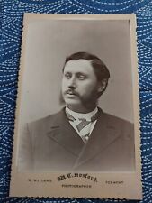 W. RUTLAND/HOSFORD ANTIQUE CABINET CARD  EXCELLENT CONDITION  6 X 4 Inches picture