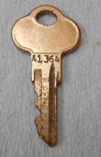 Vintage Old Antique 1930-31 Ford BASCO Brass Ignition Key # A1364 picture