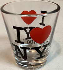 I (heart) NY  Black lettering on clear glass    Box 26 TNY 100 picture