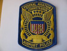 FAA - Federal Aviation Administration Airport Police  Patch  Sew On  3