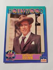 Vintage Anthony Quinn Hollywood Walk of Fame Card # 58 Starline 1991 NM  picture