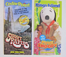2010 ~ Kings Island and Cedar Point Amusement Park Brochures ~ Roller Coasters picture