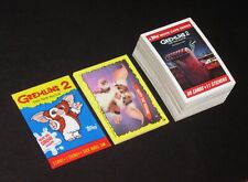 GREMLINS 2 II Movie © 1990 Topps Complete 88 Card & 11 Sticker Set + Wrapper picture