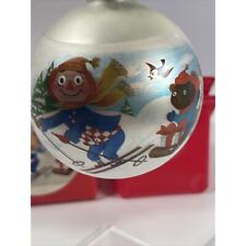 Vintage Raggedy Andy Glass Ball Christmas Ornament 1973 picture