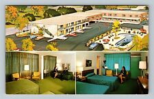 Kansas City KS-Kansas, Colonial Motel, Advertising, Vintage Postcard picture