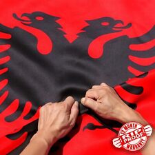 Anley Rip-Proof Double Sided 3-Ply Albania Flag 3x5 Foot Albanian National Flags picture