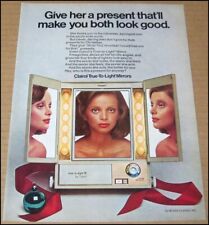 1973 Clairol True-To-Light Mirror Print Ad Vintage Advertisement 8.25