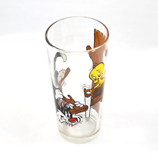 VTG 1976 Pepsi Collector Series Glass Sylvester and Tweety Tree Saw RARE picture