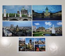Lot of 5 Berlin XL Panoramic Postcards Unposted picture