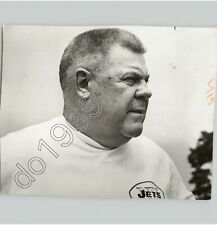 Profile Shot Of NEW YORK JETS Head Coach WEEB EBANK FOOTBALL 1970 Press Photo picture