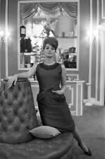 Senta Berger posing in the French fashion designer Christian Dior'- Old Photo picture