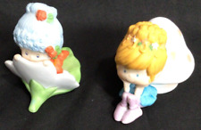 2 Herself The Elf on Mushroom & on Flower Willow Song Fairy Pixie Figurines picture