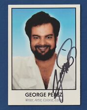 Original Hand signed George Perez autograph NM 32yrs vintage HTF picture