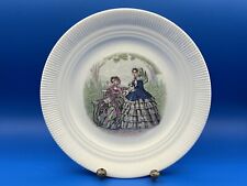 Vtg Salem China Company in the Godey's Ladies Pattern on the Victory Shape Plate picture