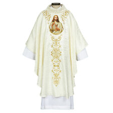 Catholic Church Chasuble Pane Vita Chasubles Gothic Style 51 Inch x 59 Inch picture