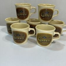 7 Vintage Taylor International U.S.A. Aunt Jenny's Coffee Mugs Speckled Glaze picture