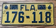 1935 Florida  License Plate #176-118 picture