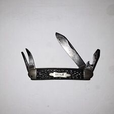 VINTAGE IMPERIAL CUB SCOUT 3 BLADE POCKET KNIFE WITH SCOUT EMBLEM MADE IN USA picture