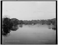 Beloit, Wisconsin from the bridge c1900 OLD PHOTO picture